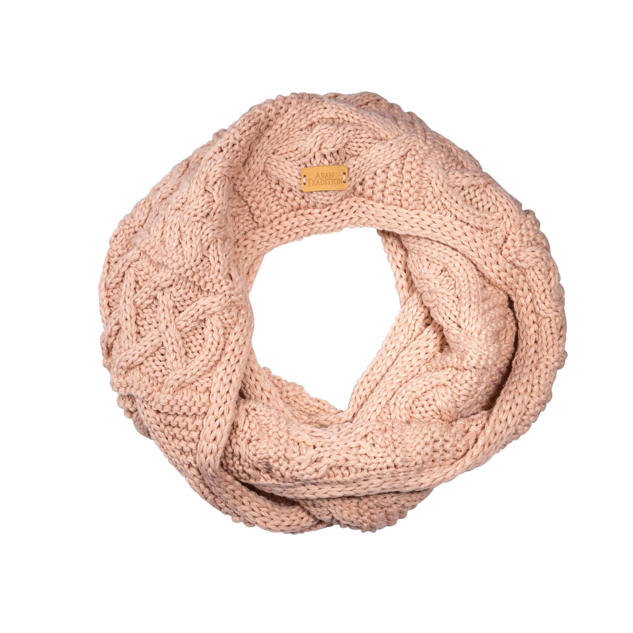Aran Traditions - Wholesale Scarf - Women's - Aran Cable Knit Snood8
