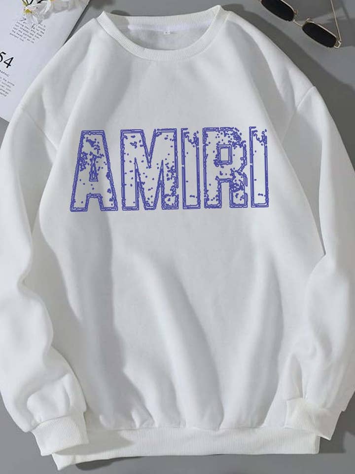 M7943-SW AMIR Grafik-Sweatshirts für den Großhandel von HARANG
