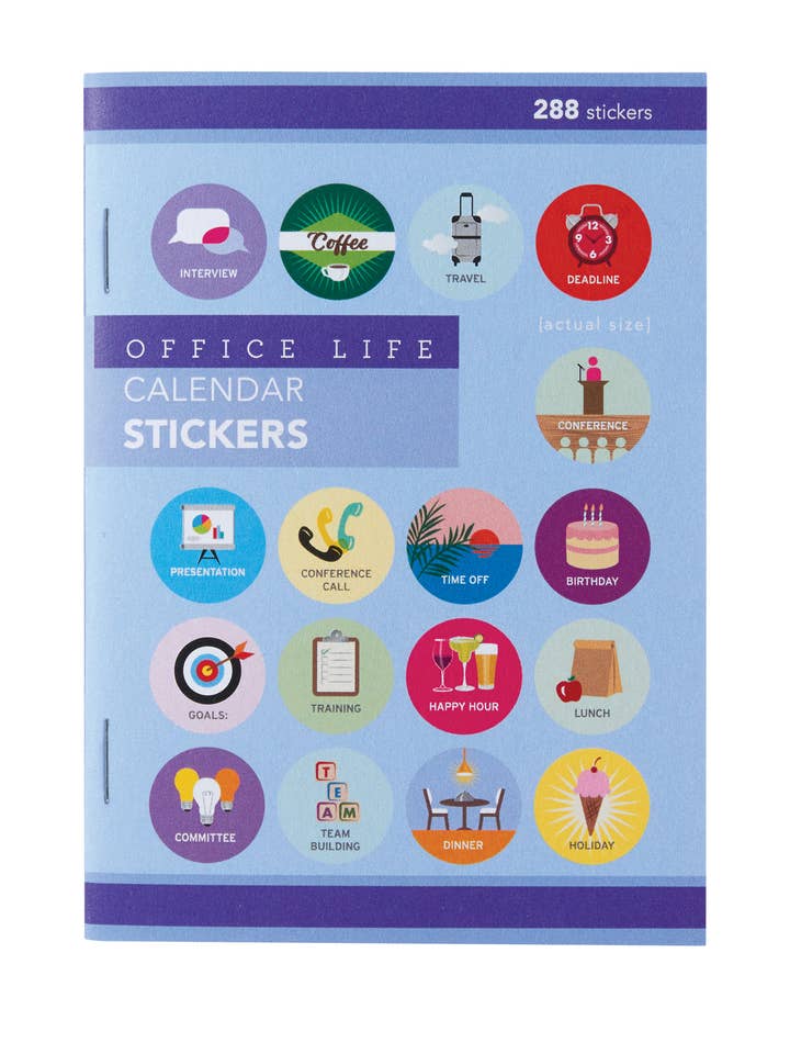 Kalenderaufkleber - Büroalltag für den Großhandel von Girl of All Work