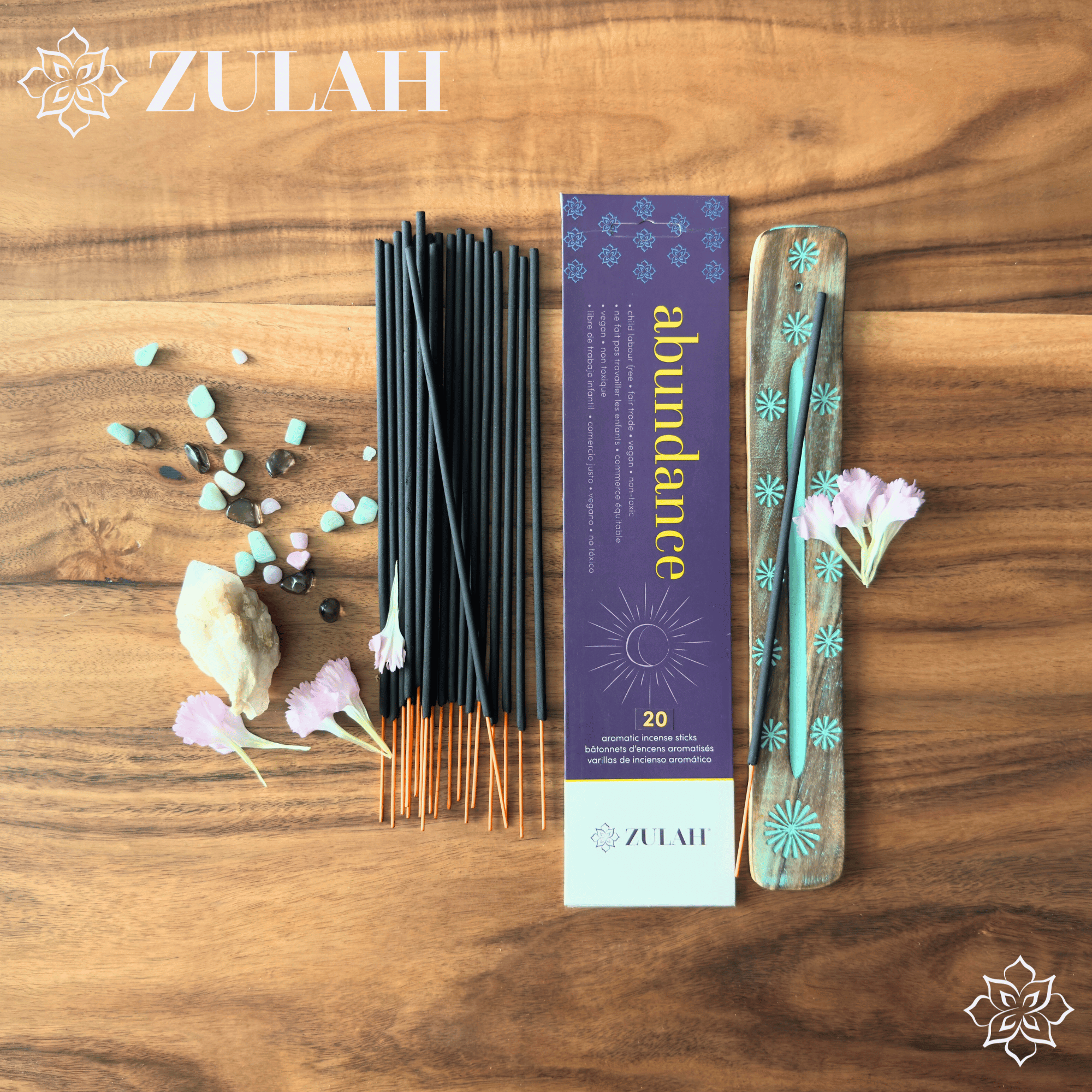 Zulah Canada - Wholesale Incense - Abundance Incense, 20 sticks per pack4