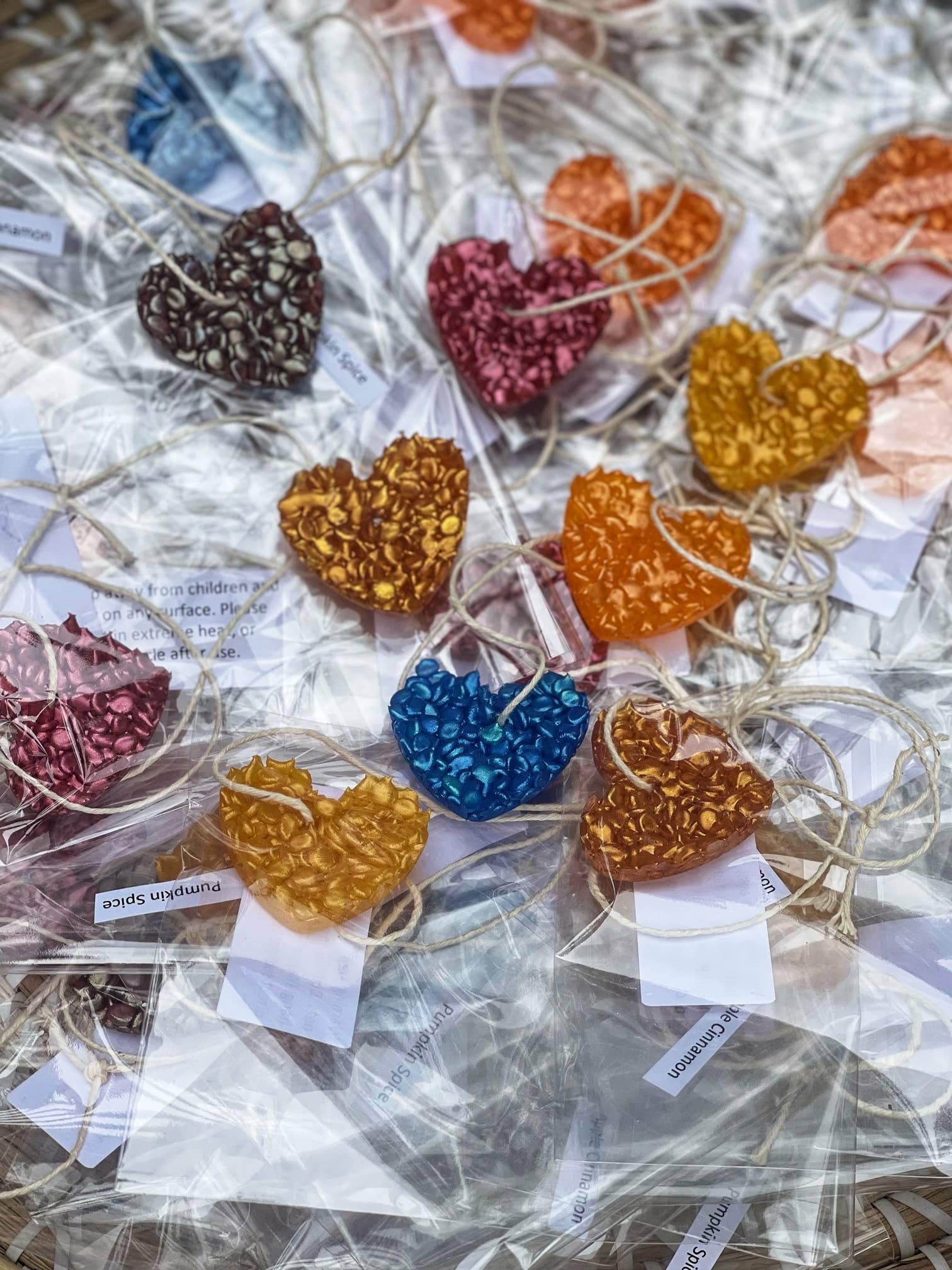 Lasting Impressions CT - Wholesale Car Freshener - Women's - Wholesale | 10 pc increments | Fall Mini Heart Freshies1