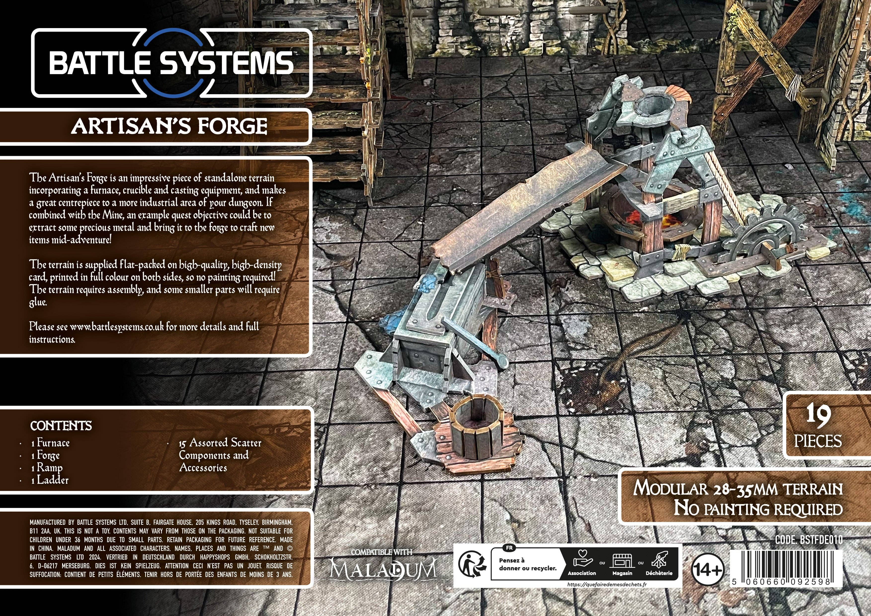 QMDirect - Wholesale Board Game - Battle Systems: Fantasy Dungeon - Artisan's Forge1