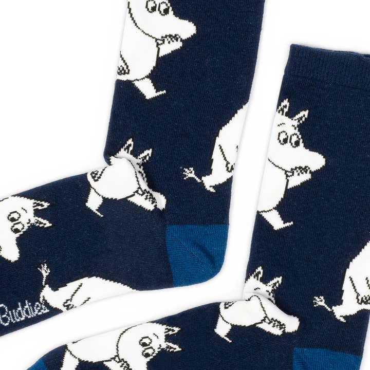 Nordicbuddies – Engroshandel Strømper - Herre – Moomintroll Wondering Mænd Sokker - Blue