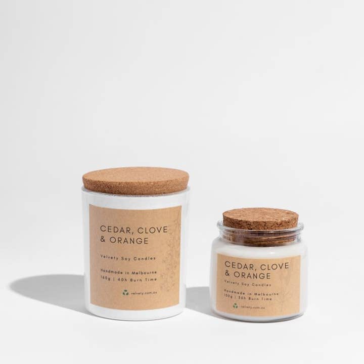 Velvety - Wholesale Jar/Filled Candle - Limited edition vegan soy candles2