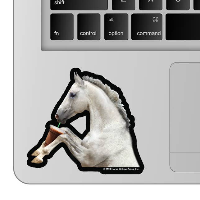 Horse Hollow Press - Wholesale Sticker - 3" Tumbler Horse Sticker / Coffee & Starbucks / WATERPROOF
5