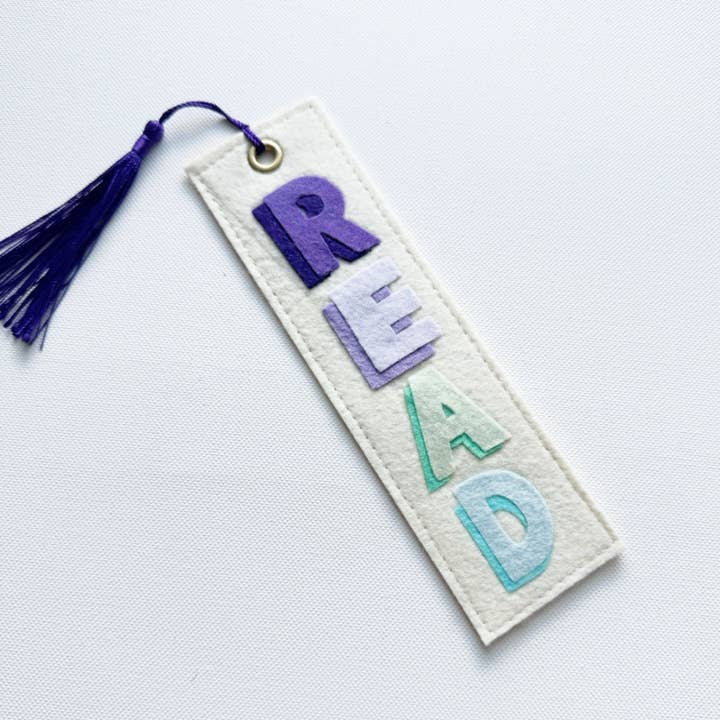 Milo & Mollie - Wholesale Bookmark - Read Felt Bookmark 5