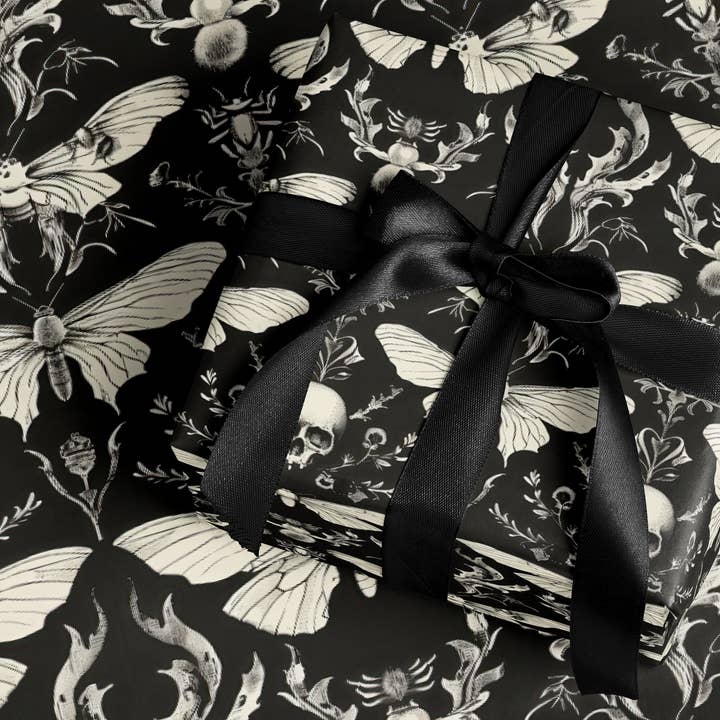 Dark Baroque Wrapping Paper for wholesale by MagicMerchEmporium