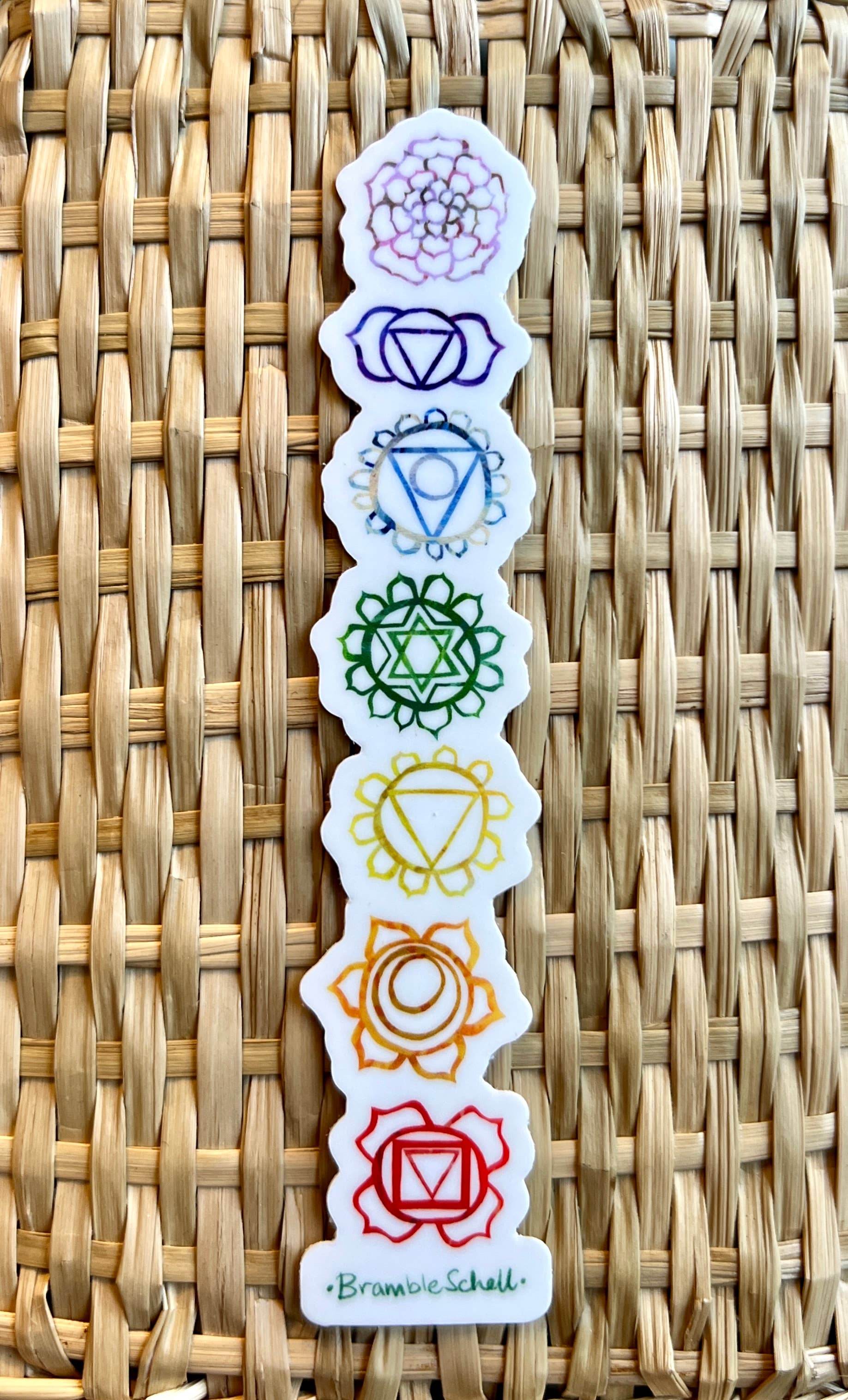 Bramble Schell Studio - Wholesale Sticker - Chakras Sticker1