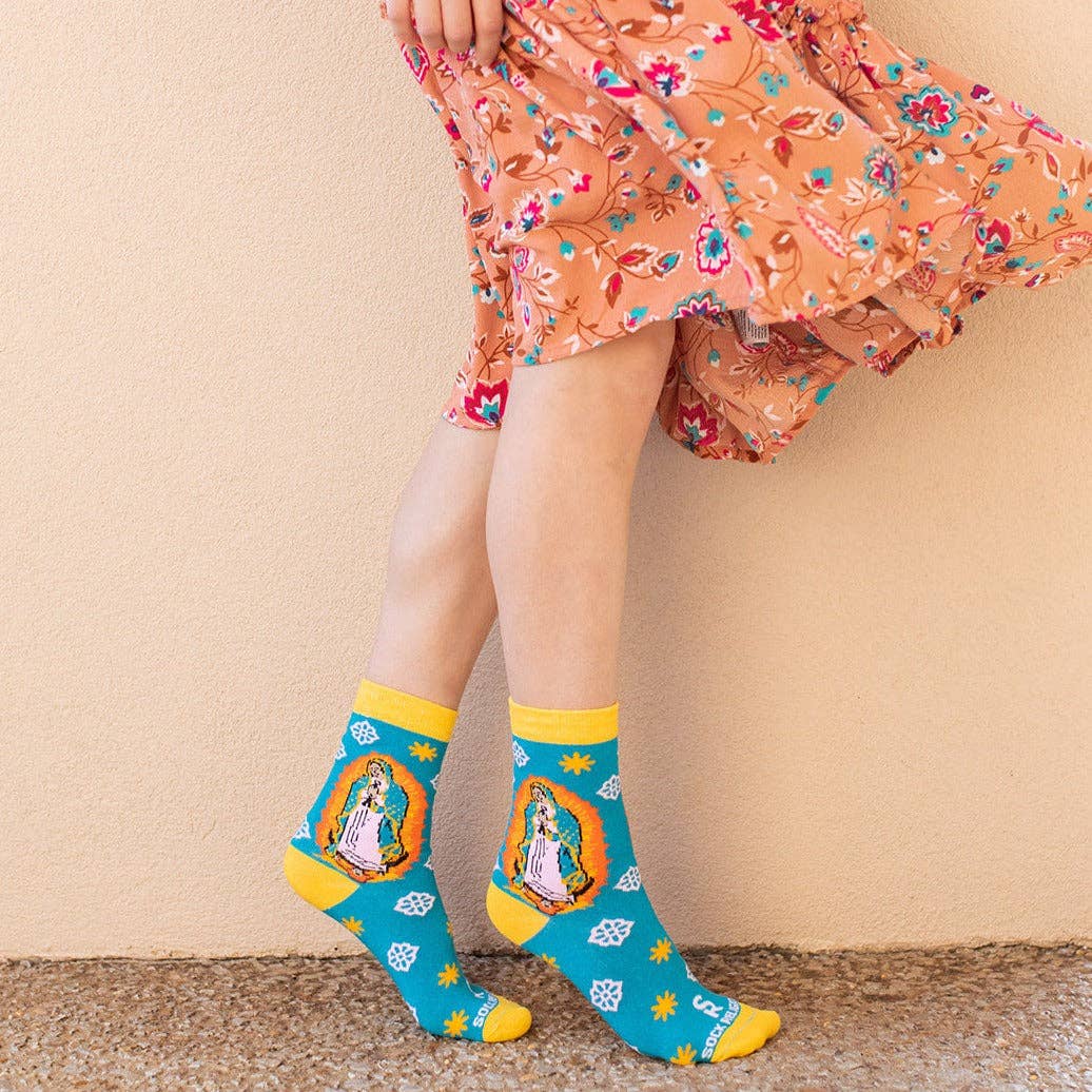 Sock Religious - Wholesale Socks - Kids - Our Lady of Guadalupe Kids Socks2