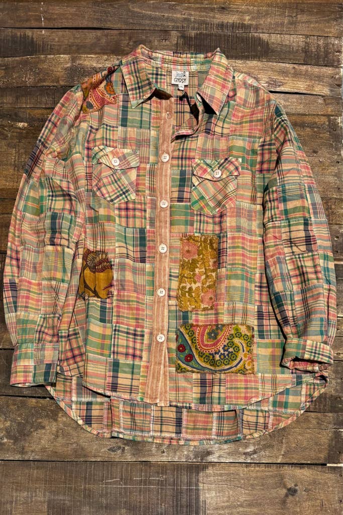 Jaded Gypsy - Wholesale Blouse - Women's - Peaceful Paths Top2