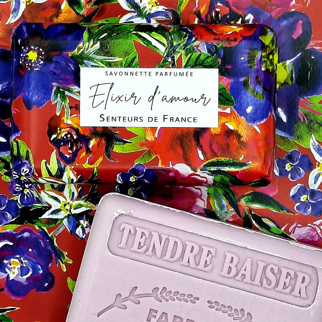 Senteurs De France - Wholesale Bar Soap - Message and flowery soap: “Elixir of Love”1