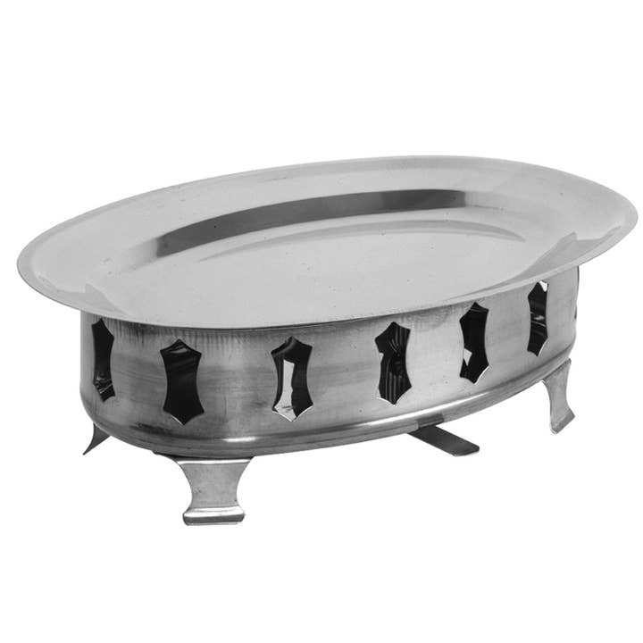 Piatto Ovale per Pesce in Acciaio Inox da 14" per la vendita all'ingrosso da parte di KT Supply