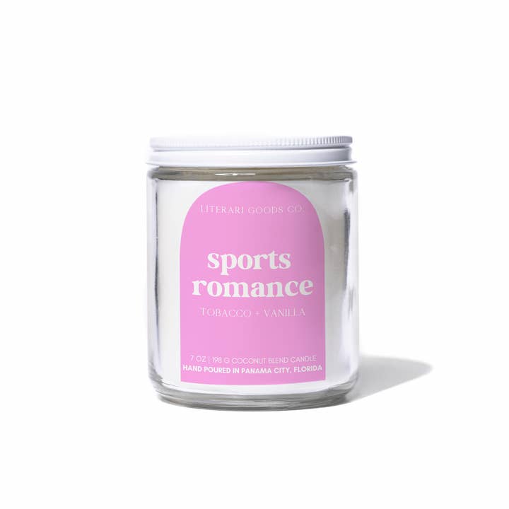 Literari Goods, Co | Book Themed Candles + Gifts - Venta al por mayor Velas en tarros - Romance Book Candle, mercancía de librería, lector de libros de regalo