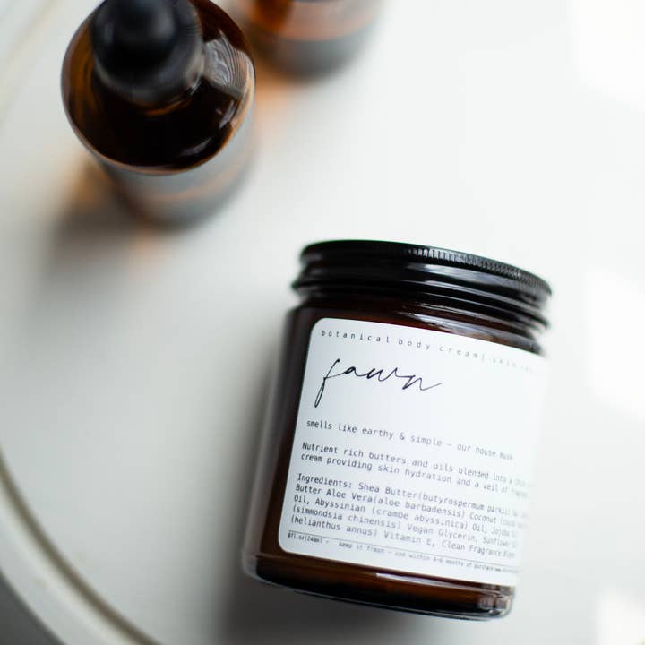 FAWN - Body CREAM - Musk, Warm, Natural signature scent for wholesale by Skin Revival