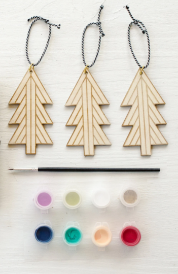 Jill Makes - Wholesale DIY craft kit - DIY Paint Your Own Christmas Tree Ornament Kit2