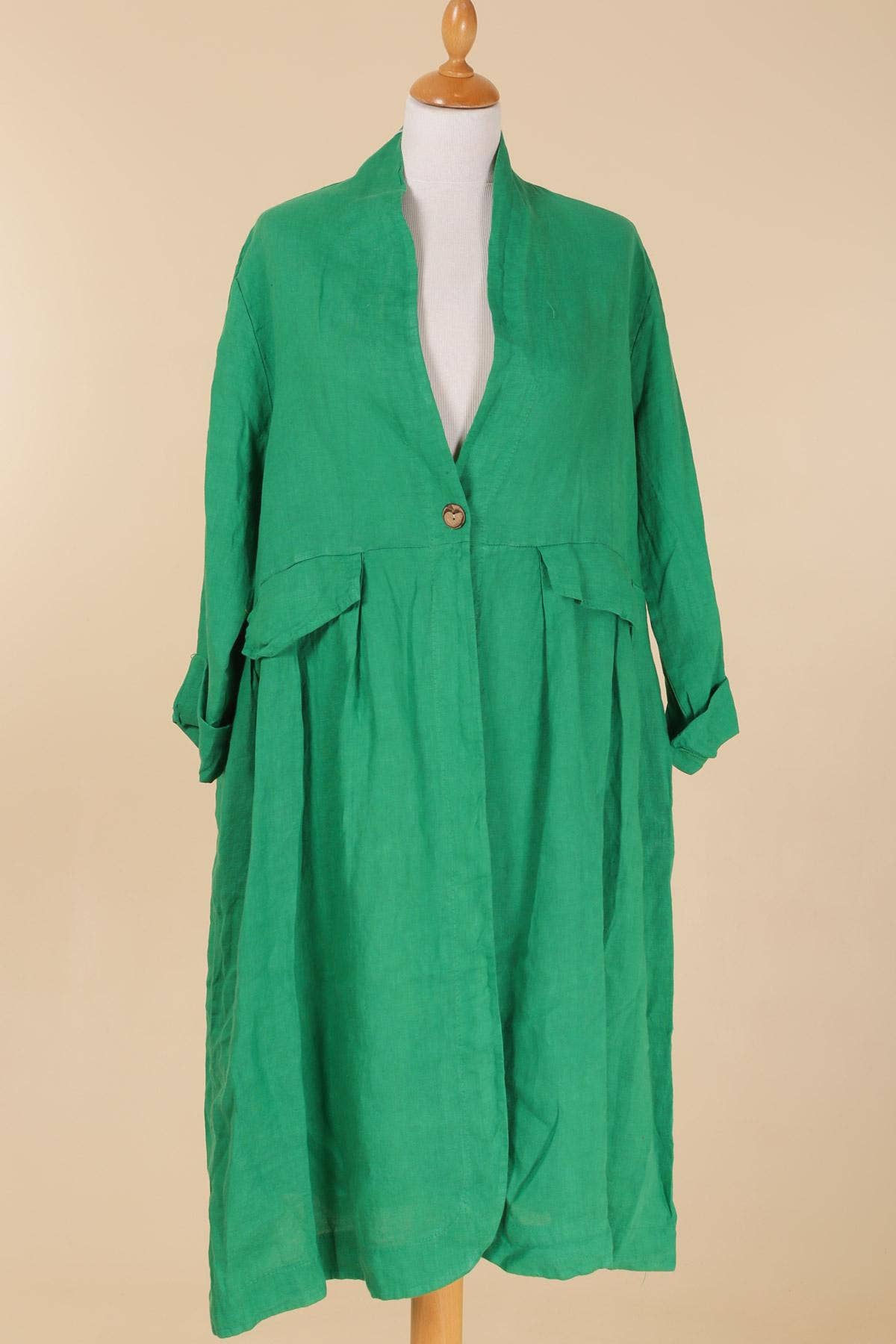 la maison des fibres naturelles - Wholesale Jacket - Women's - 62411 100% linen jacket made in Italy26