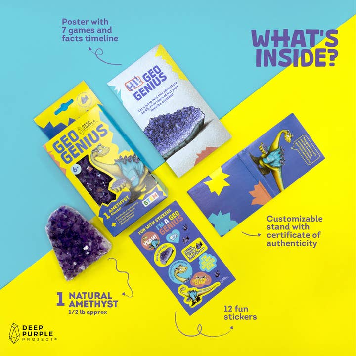 Deep Purple Project - Wholesale Brain Game - Kids - Amethyst Discovery Kit, STEM Kit for Kids1