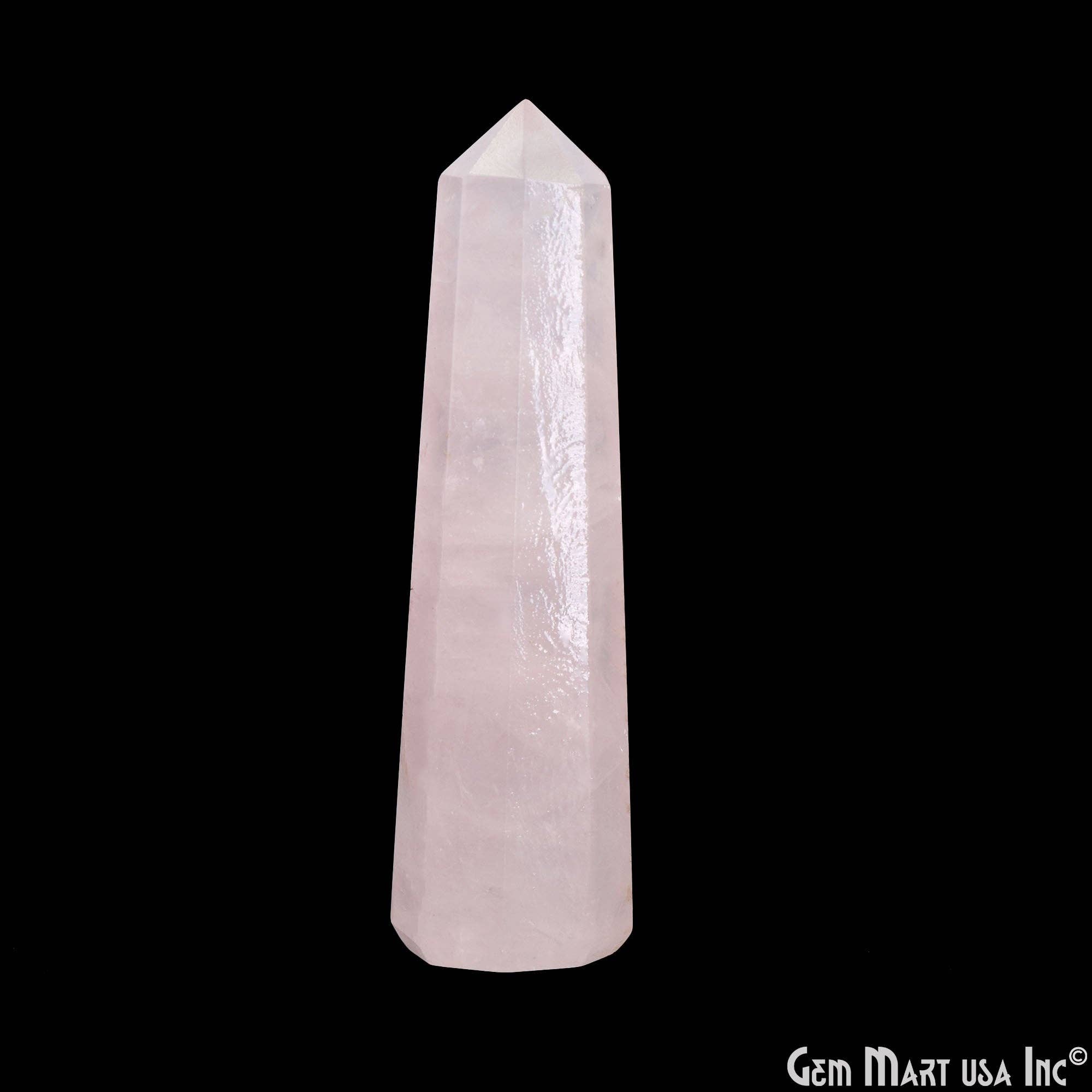 GemMartUSA - Vente Pierre et cristal de spiritualité - Tour de cristal géante en quartz rose, 2 à 3 pouces10