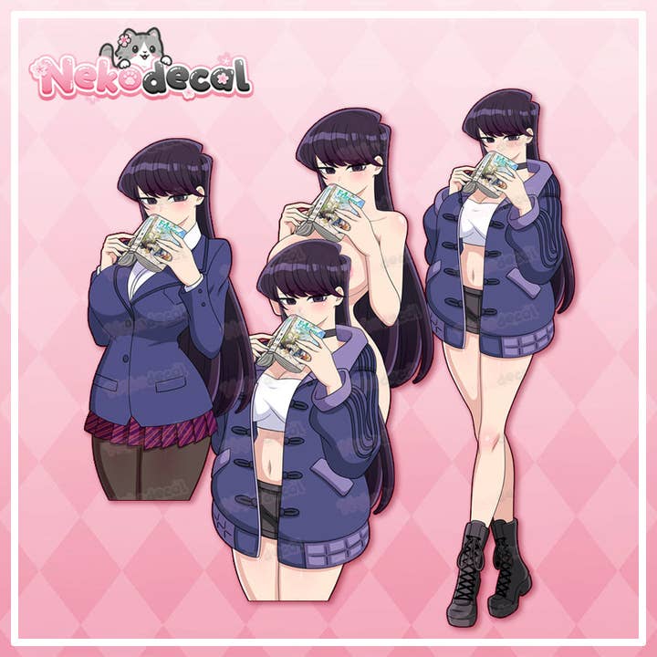 Nekodecal - Wholesale Phone & Laptop Stickers - Casual Waifu Stickers27