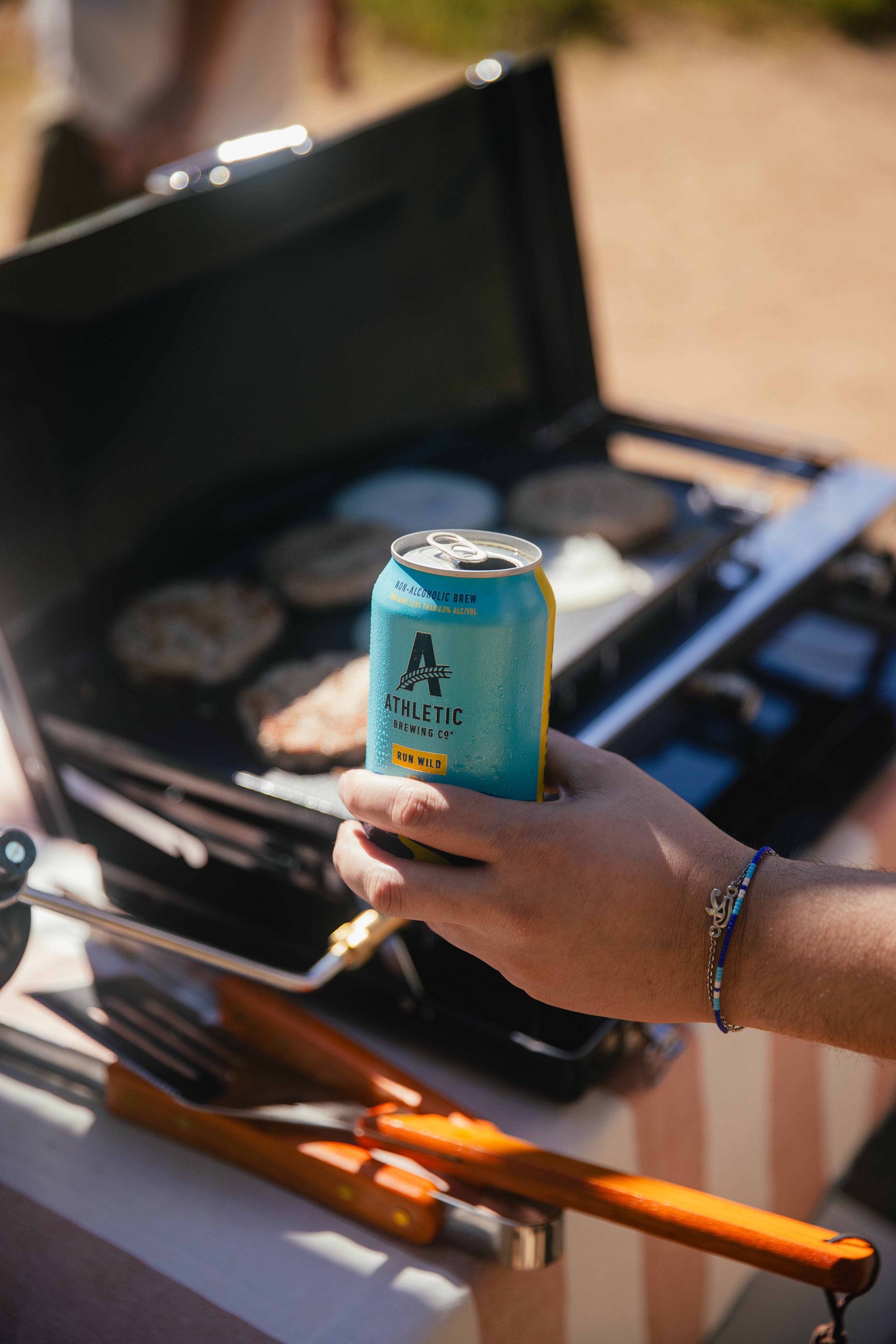 Athletic Brewing Company - Wholesale Non-Alcoholic Beer - Run Wild IPA (Non-Alcoholic) 24-Can Case of 4x6-Packs3