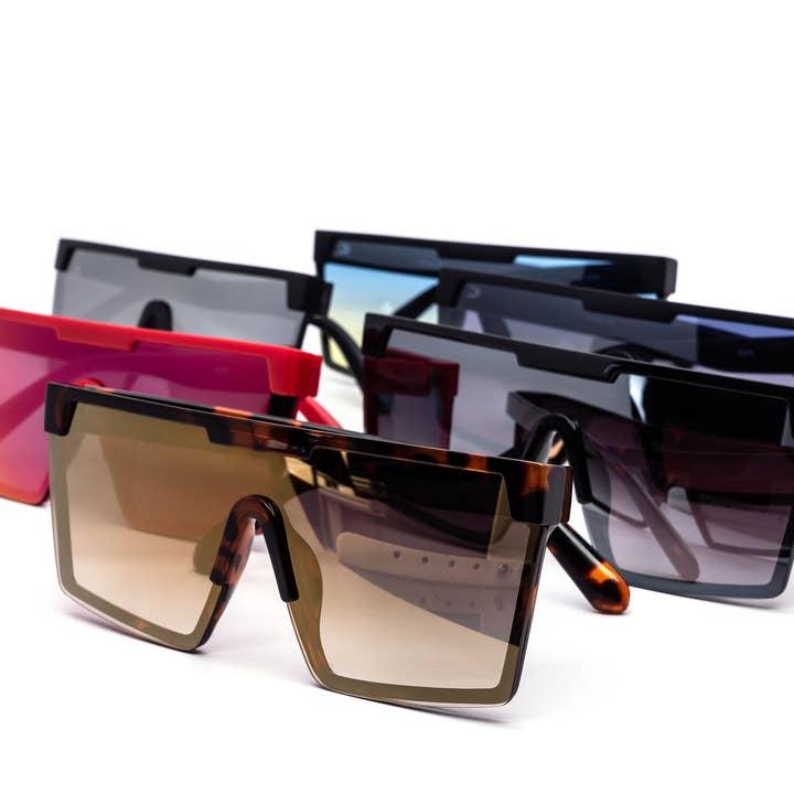 Still Friday - Wholesale Sunglasses - Unisex - Cyberpunk Oversized Shield Sunglasses7