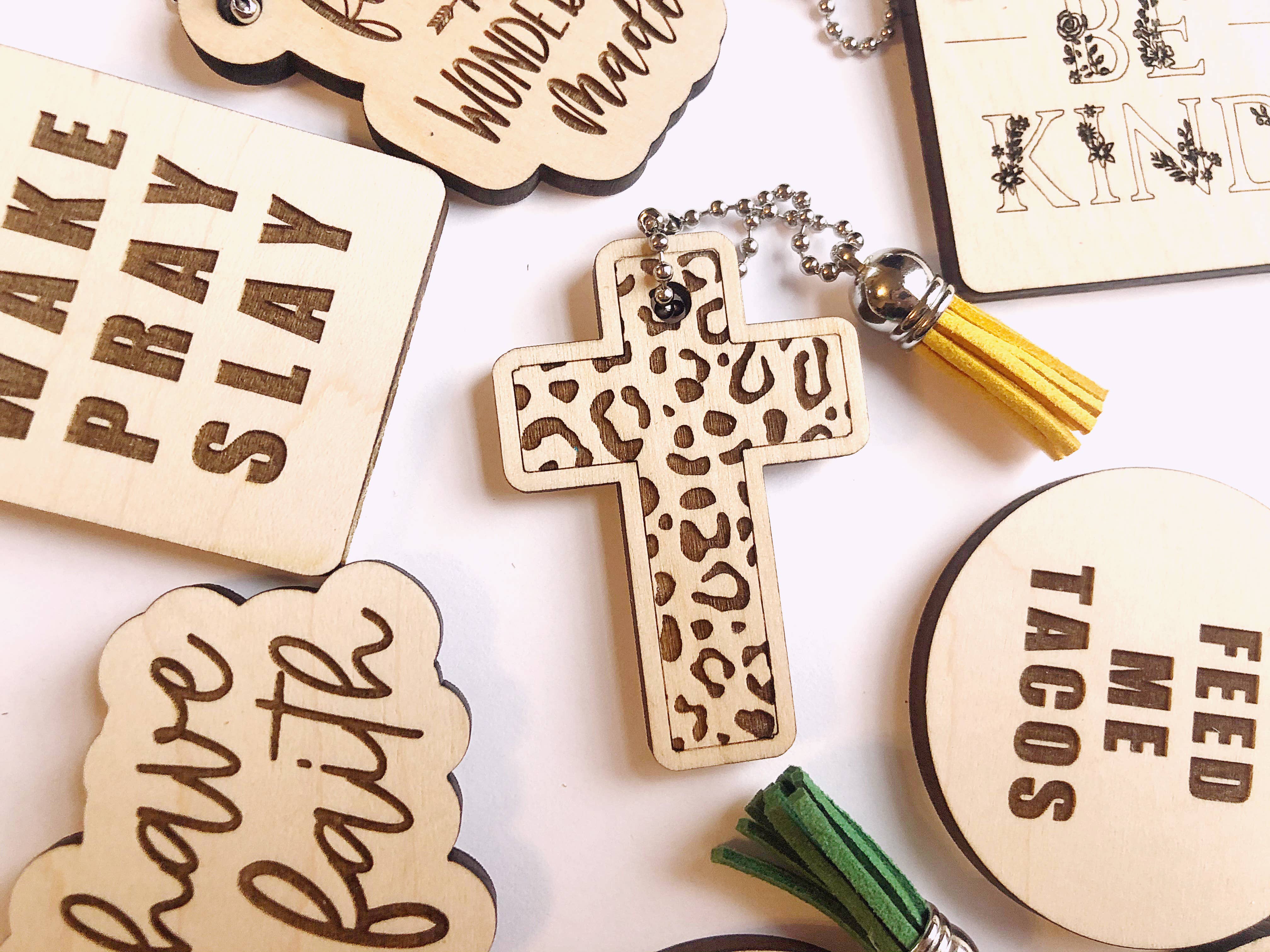 Nicole Letters - Wholesale Keychain - Unisex - Cross Keychain