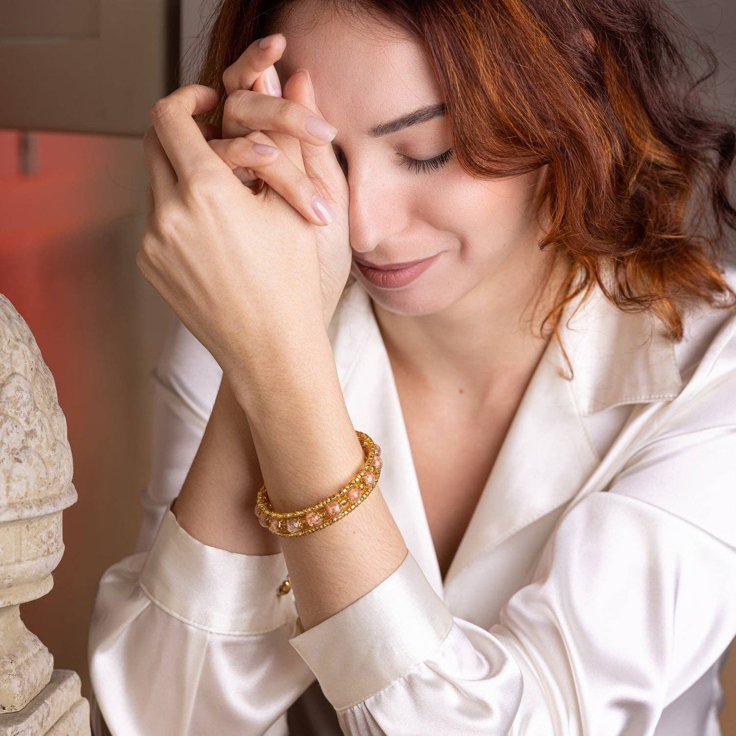 ALBATROS S.R.L. - Wholesale Beaded Bracelet - REZZONICO bracelet in Murano glass beads fashion gift idea elegant jewelry13