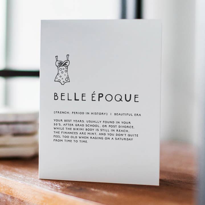 Belle Epoque | Greeting Card for wholesale by LILOU