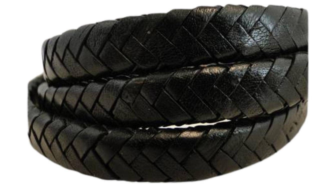 Sun Enterprises B.V. - Wholesale Craft Supplies - Oval Regaliz Braided Cords - SE-Black0