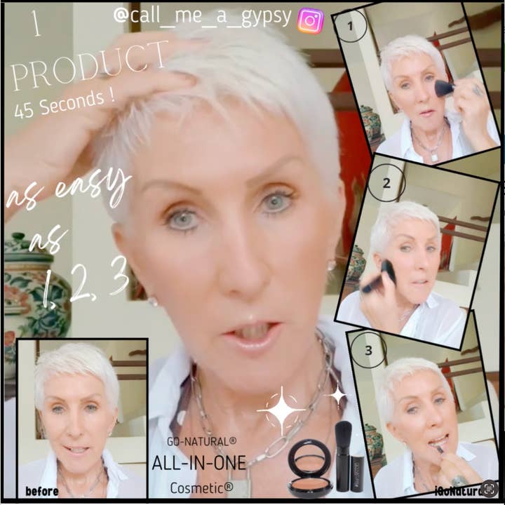 GO NATURAL® - Vente Palette de maquillage pour le teint - GO NATURAL® Les coffrets cadeaux cosmétiques TOUT-EN-UN® - Essai20