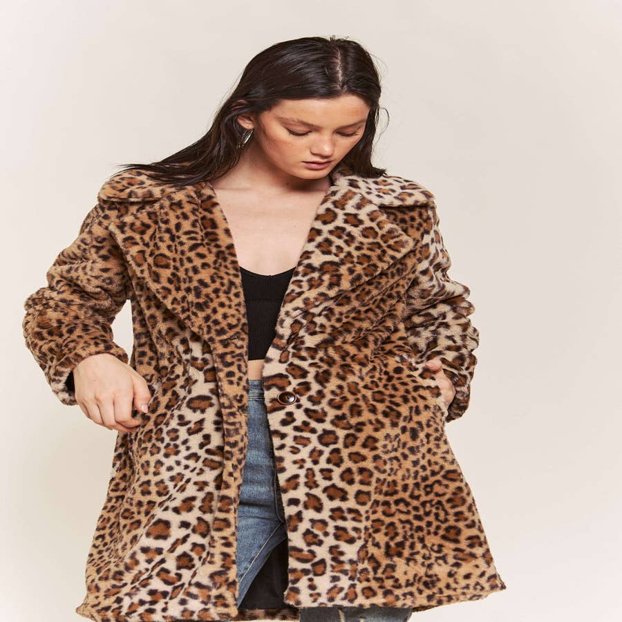 Purchase Wholesale faux fur coat leopard. Free Returns & Net 60 Terms on  Faire