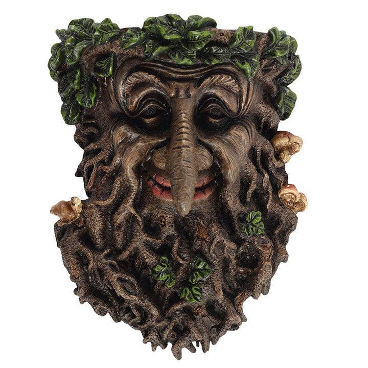 Something Different Wholesale - Wholesale Wall Accent - 22cm Green Man Shelf Plaque1