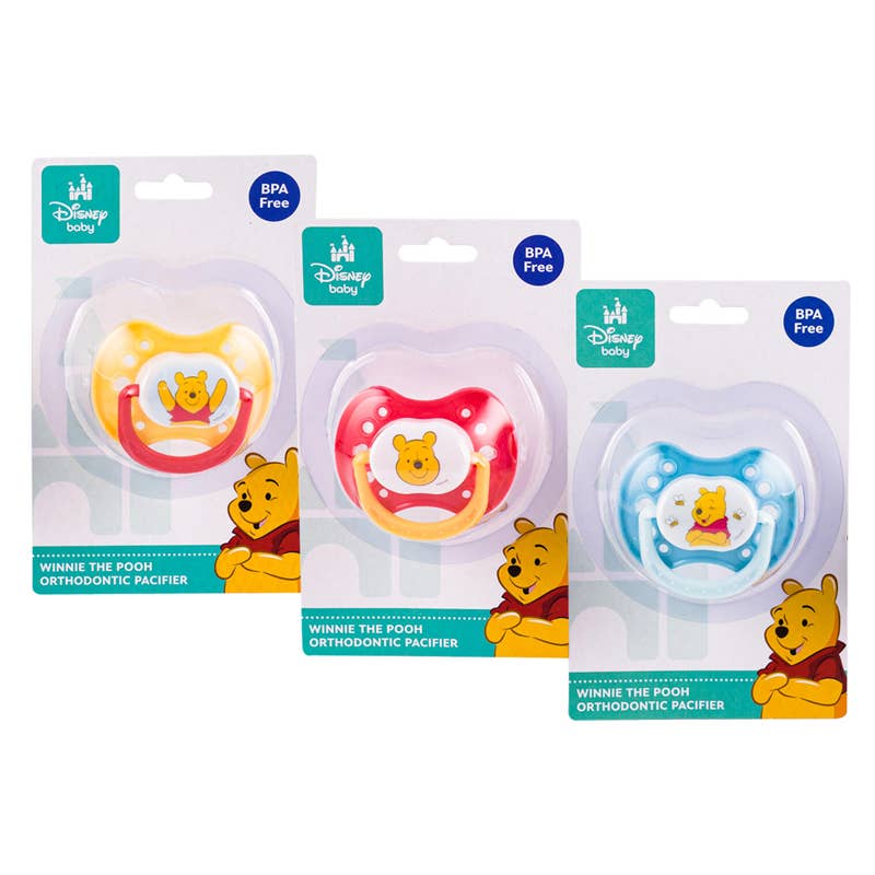 Deluxe Import Trading - Wholesale Pacifier - Baby - Baby Winnie The Pooh Pacifier Assorted0