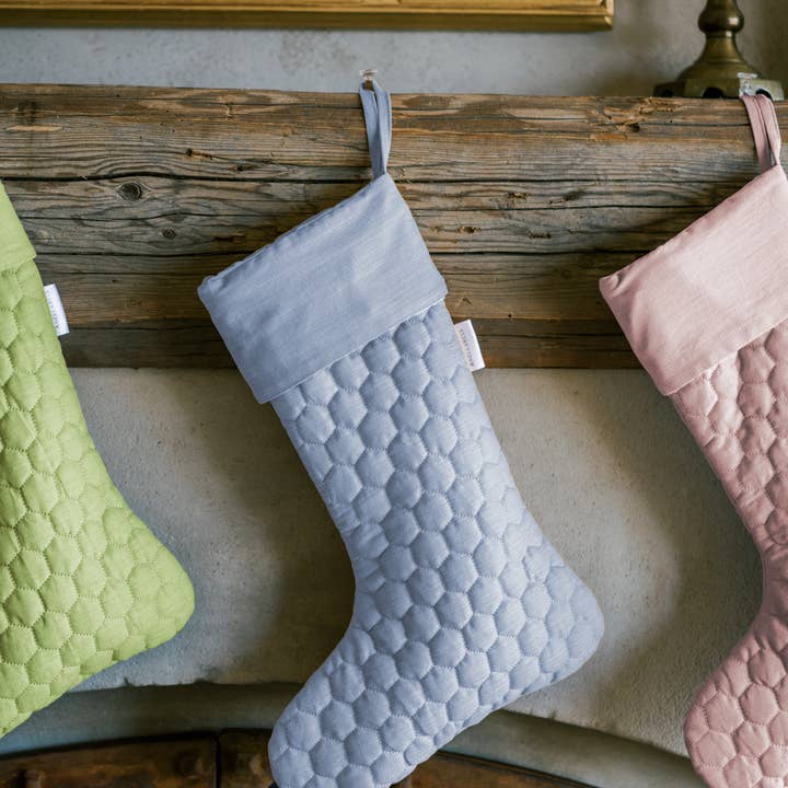 Anellabees - Wholesale Holiday Stocking - Holiday Linen Stockings