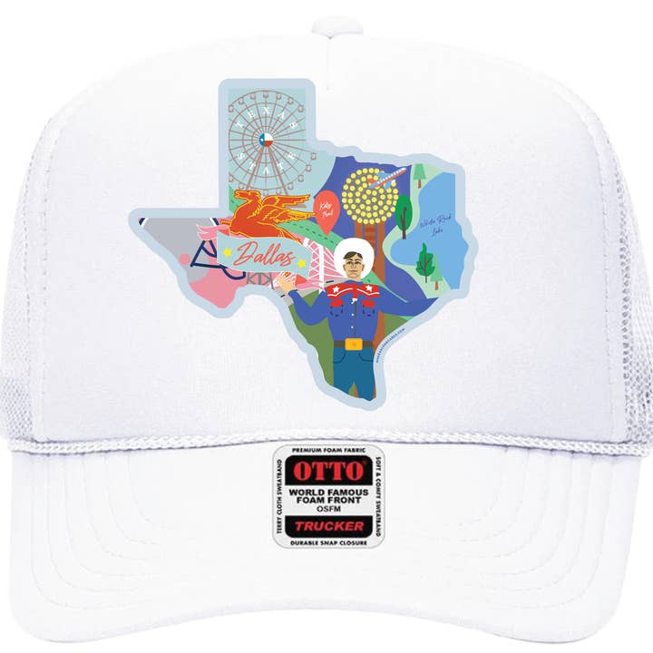 Dallas, Texas Trucker Cap for wholesale by Make A Scene