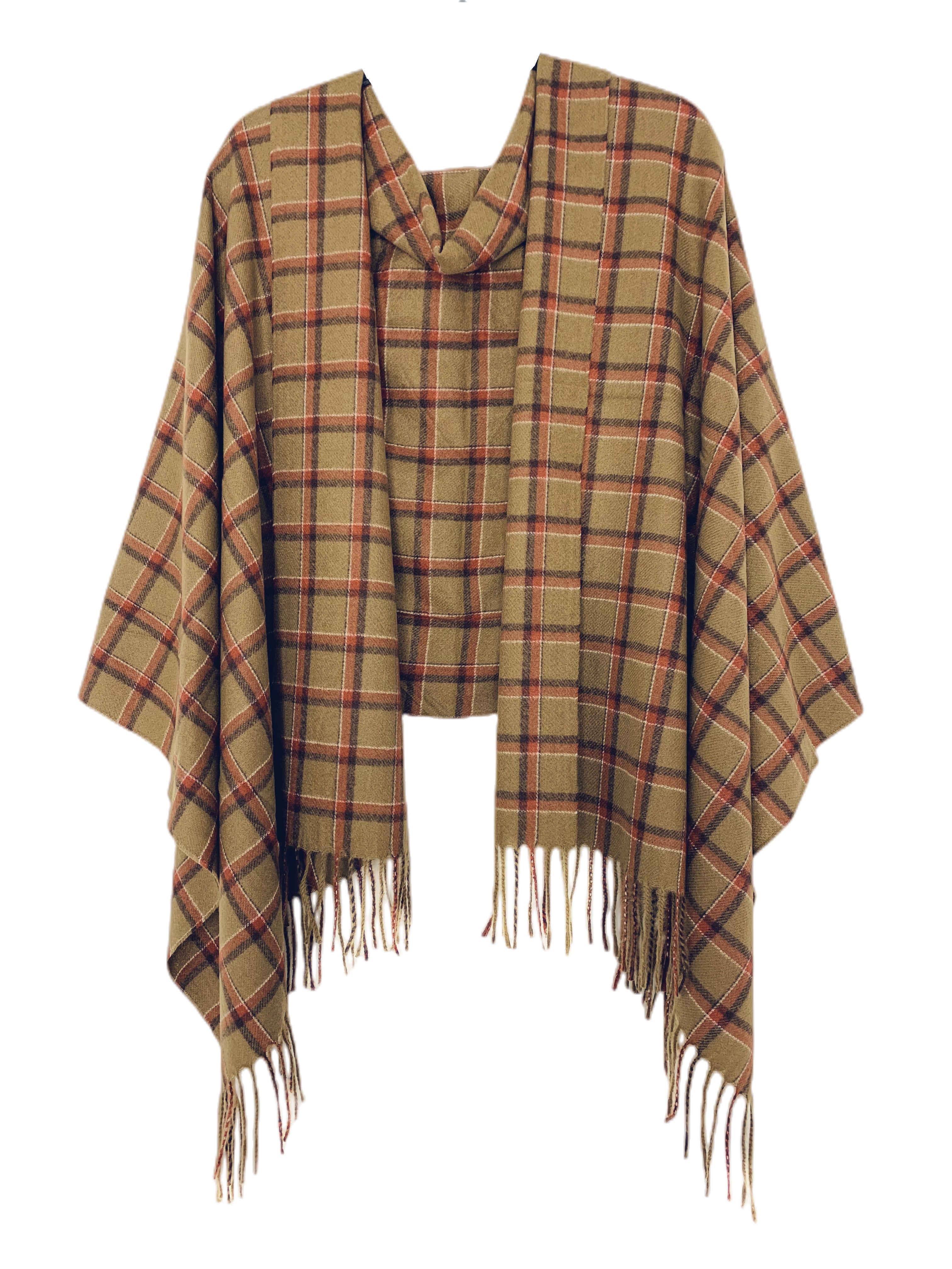 JC Sunny Fashion – Engroshandel Wrap - Dame – 6 farver—blødere end Cashmere Plaid Blanket Wrap4