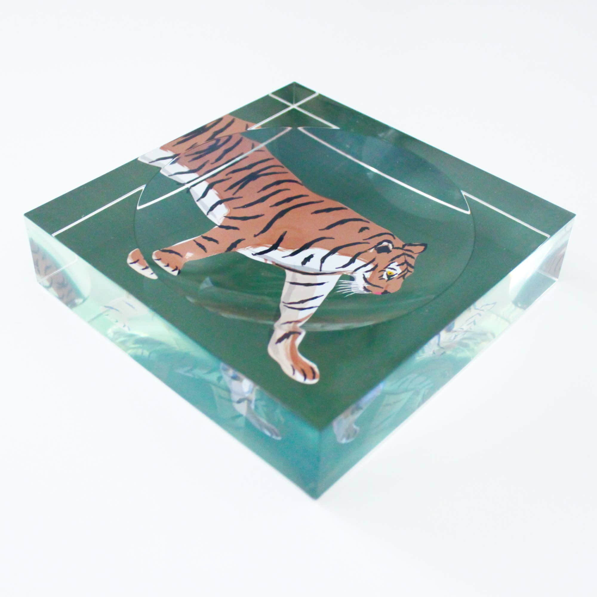 Clairebella Personalized Gifts & Pillows - Wholesale Decorative Tray - Tiger Valet Tray | Catchall Trays | Valet Catch All Tray3
