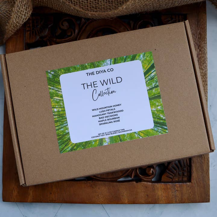 Nuestros Aromas Favoritos - Pack de 6 El Set de Regalo Colección Salvaje para venta al por mayor de The Diya Co