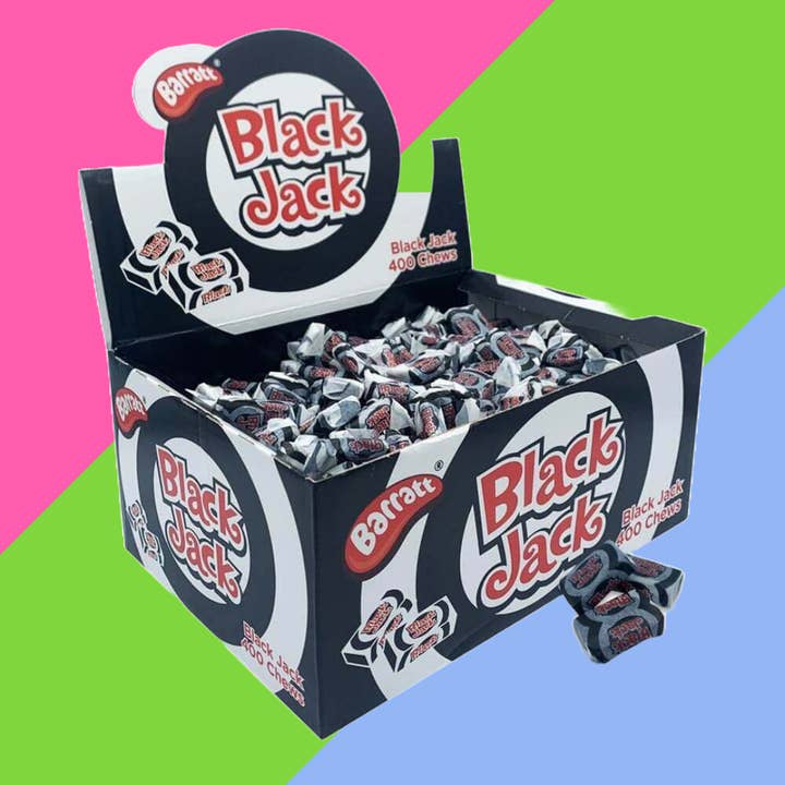 Gaffney's Sweets & Treats Wholesale - Wholesale Boiled sweets - Barratt Black Jack Chews 400 Pc Box