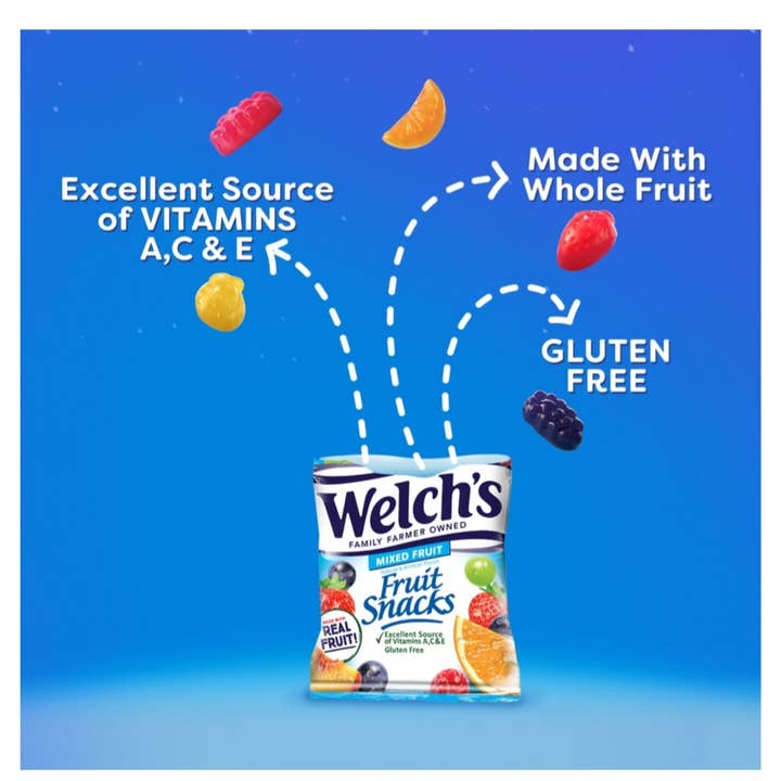 Majestic Wholesale - Wholesale Fruit Snacks - Welch's Mixed Fruit Fruit Snack, 0.8 oz, 90 pk.