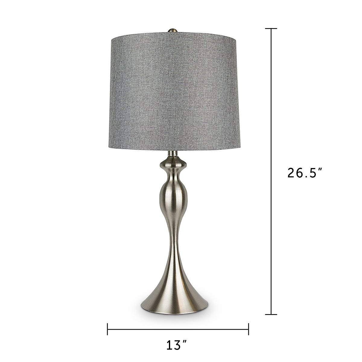 LumiSource and Grandview Gallery - Wholesale Accent/Desk Lamp - Ashland 27" Metal Table Lamps (Set of 2)28