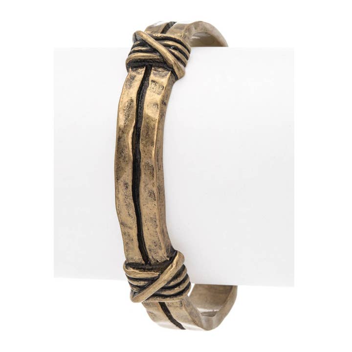 Vintage Inspired Western Open Cuff Bangle for wholesale by Rope & Spurs