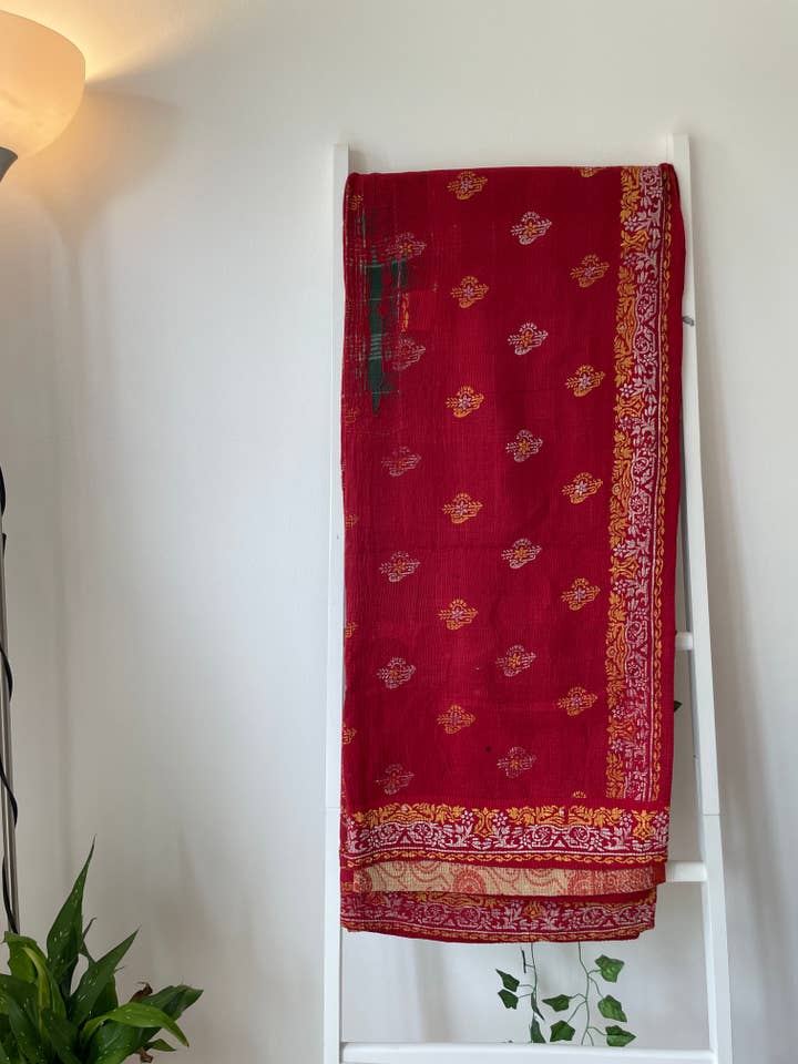 Vintage Kantha Embroidery Bedcover for wholesale by Artofakind