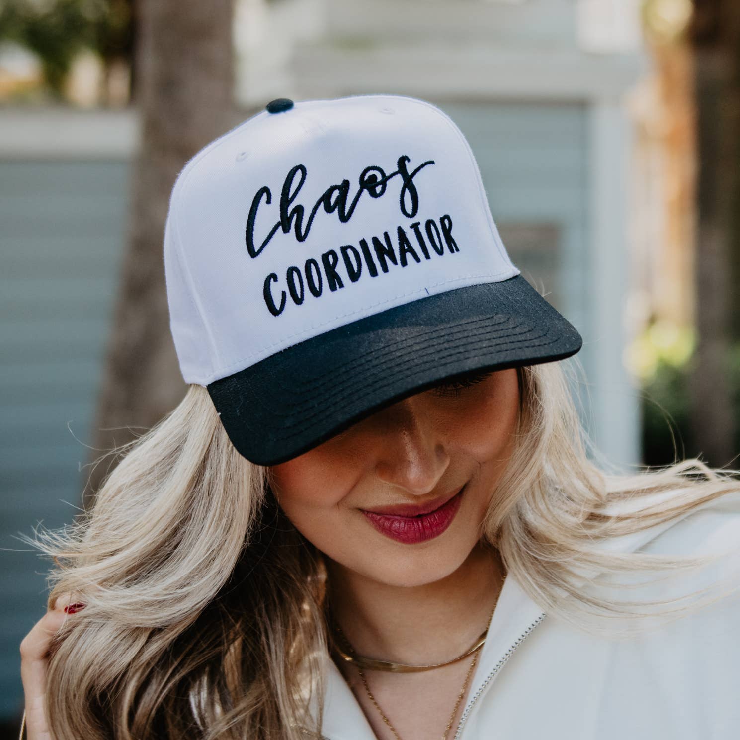 Katydid - Wholesale Trucker Hat - Women's - Chaos Coordinator Funny Two-Toned Hat3