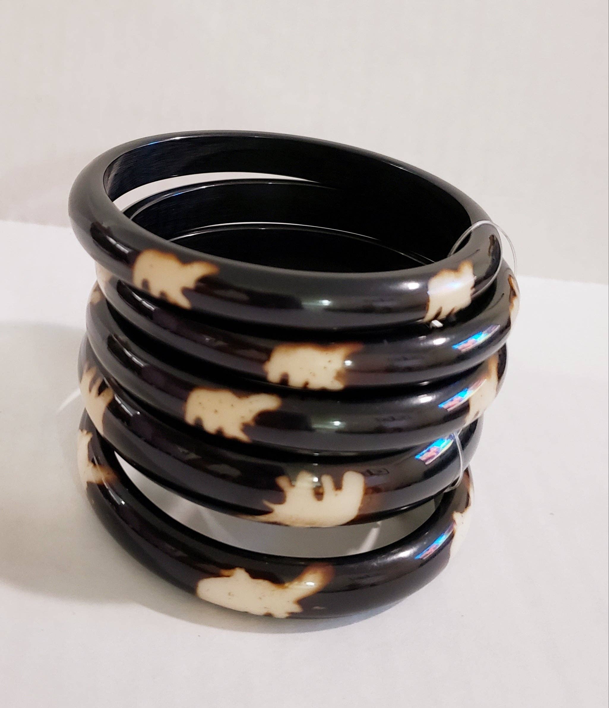 India Batik - Wholesale Sieradenset - Set van 5 stuks stapelbare armbanden0