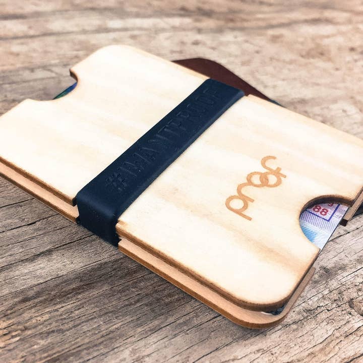 Proof - Wholesale Wallet - Men's - The Slab | Wood Wallet