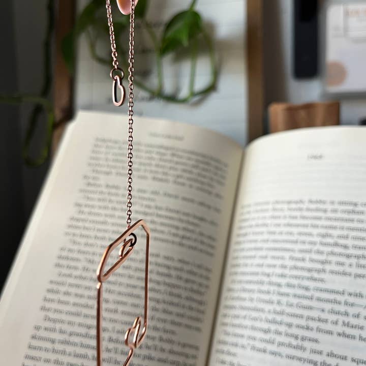 Copper Deflections - Wholesale Bookmark - Handmade Tea Bag Bookmark4