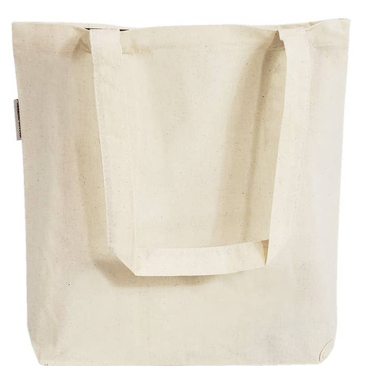 TBF - Wholesale Tote Bag - Unisex - TBF Organic Cotton Canvas Gusset Tote Bags By Pack - OR110