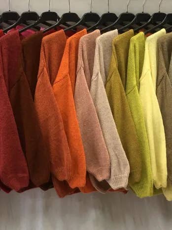 Mimi & Gogo - Wholesale Knit Sweater - Women's - Basic uni sweater @20127_uni51