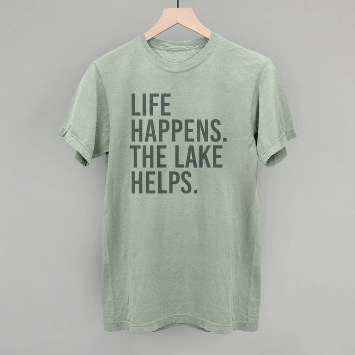 Ivy + Cloth - Wholesale Graphic Sweatshirt - Women's - Life Happens. The Lake Helps.4